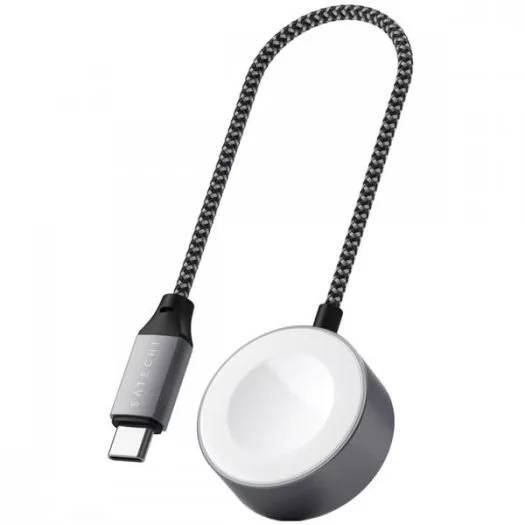 Зарядное устройство беспроводное Satechi USB-C Magnetic Charging Cable, серый замок велосипедный oxford cable lock троссовый на ключ серый of01