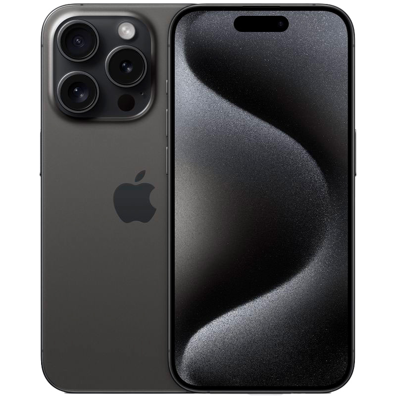 Apple iPhone 15 Pro Max nano SIM+eSIM 256GB, черный титан apple iphone 15 pro max nano sim nano sim 256gb титан