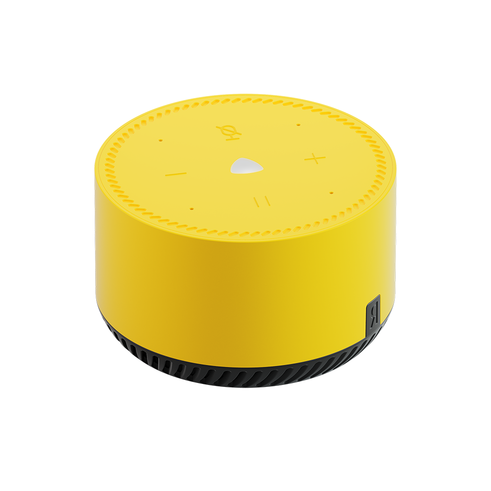 Умная колонка Яндекс Лайт с Алисой, 5 Вт желтый умная колонка xiaomi mi smart speaker qbh4221ru