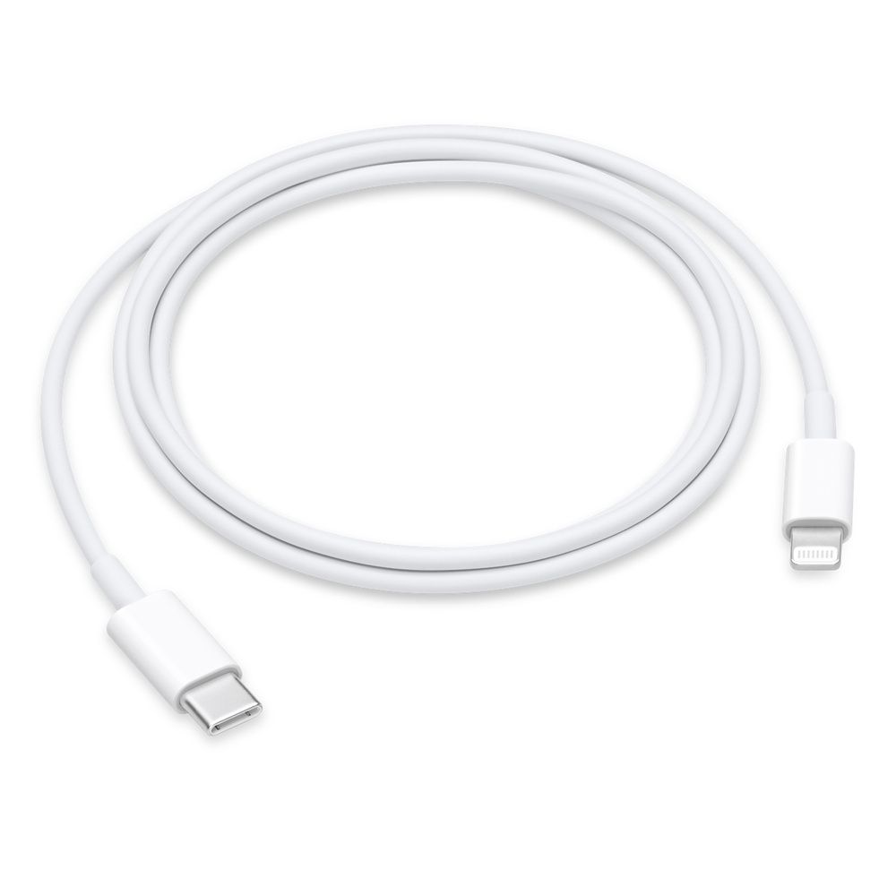 Кабель Apple USB-C / Lightning 1м, белый кабель baseus apple 8 pin cafule 2 4a 1m red calklf b09