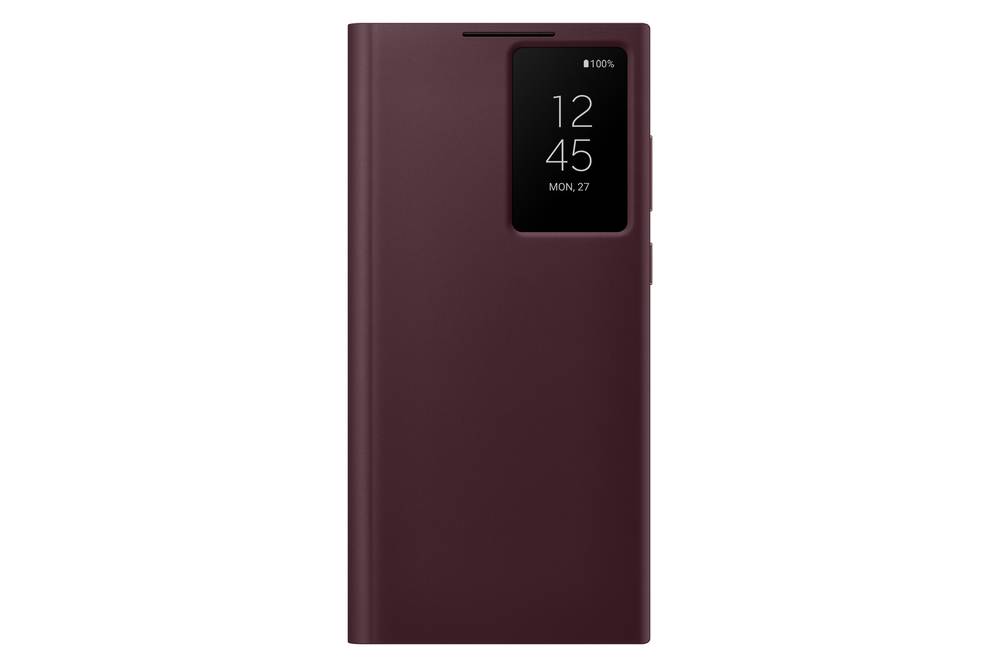 Чехол-книжка Samsung Smart Clear View для Galaxy S22 Ultra, полиуретан, бургунди
Чехол-книжка Samsung Smart Clear View для Galaxy S22 Ultra, полиуретан, бургунди