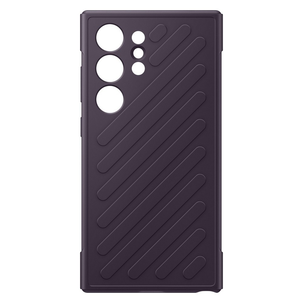 Чехол-накладка Samsung Shield Case для Galaxy S24 Ultra, поликарбонат, темно-фиолетовый