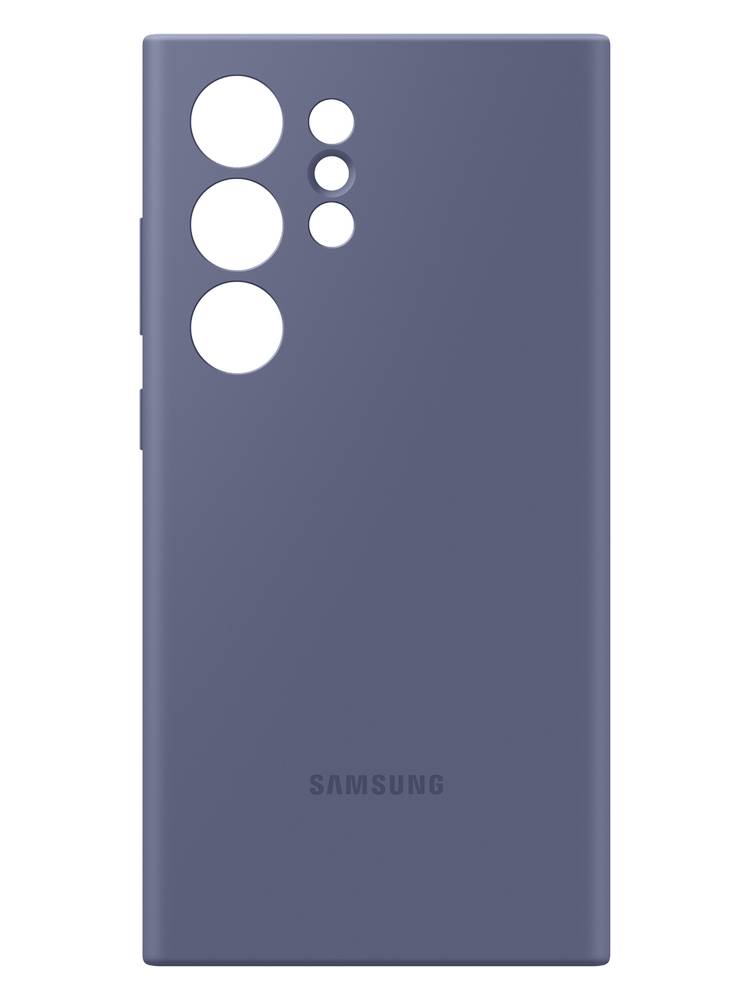 Чехол-накладка Samsung Silicone Case для Galaxy S24 Ultra, силикон, фиолетовый