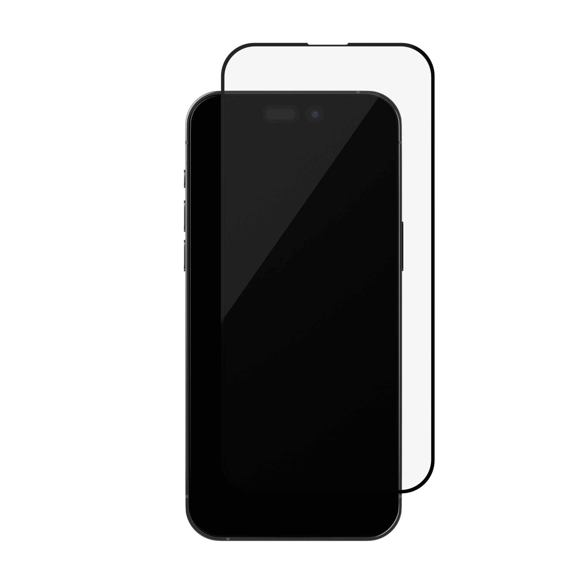 Защитное стекло uBear Extreme Shield 3D для iPhone 15 Plus защитное стекло krutoff для iphone 7 plus 8 plus полный клей черное