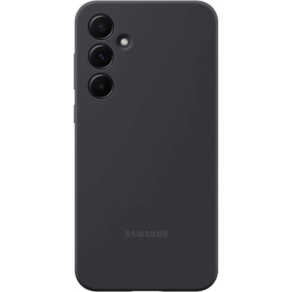 Чехол-накладка Samsung Silicone Case для Galaxy A55, силикон, черный