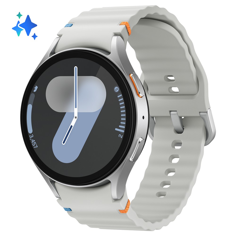 Samsung Galaxy Watch 7 LTE 44mm, серебристый (РСТ)