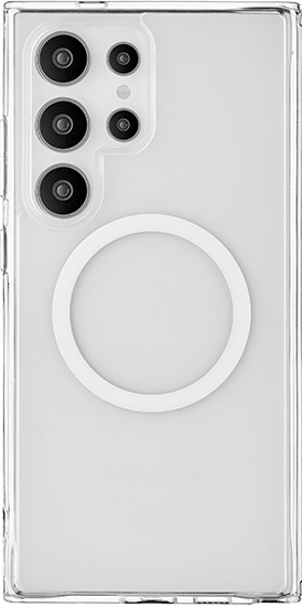 Чехол-накладка uBear Real Mag Case для Galaxy S24 Ultra, полиуретан, прозрачный