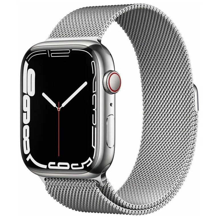 Ремешок VLP для Apple Watch 41mm, Нержавеющая сталь, серебристый ремешок uniq aspen для apple watch 41mm 41mm нейлон серый