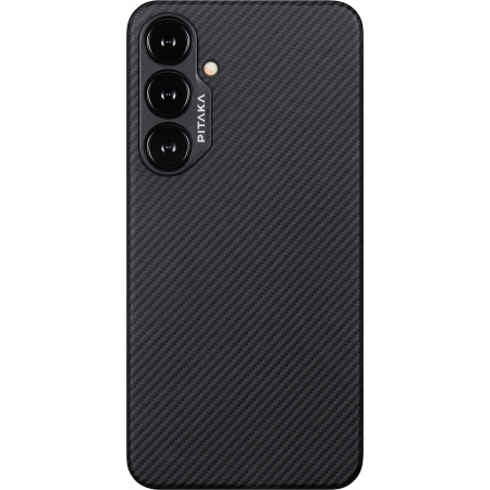 Чехол-накладка Pitaka MagEZ 4 для Galaxy S24+, кевлар, черный/серый