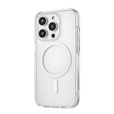 Чехол-накладка uBear Real Mag Case для iPhone 14 Pro, поликарбонат, прозрачный чехол накладка ubear real mag case для iphone 13 поликарбонат прозрачный