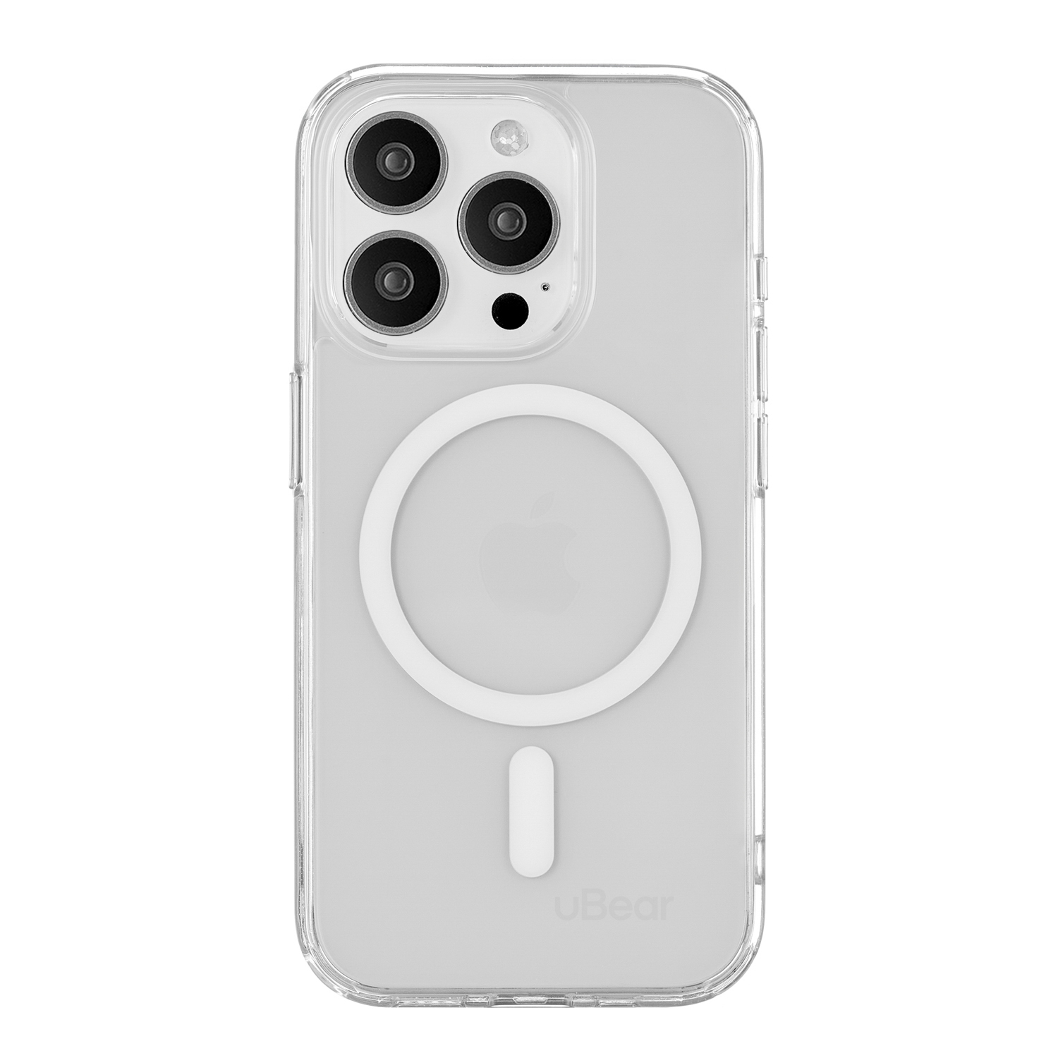 Чехол-накладка uBear Real Mag Case для iPhone 15 Pro, поликарбонат, прозрачный чехол антибактериальный itskins hybrid tek для iphone 13 pro 6 1 прозрачный