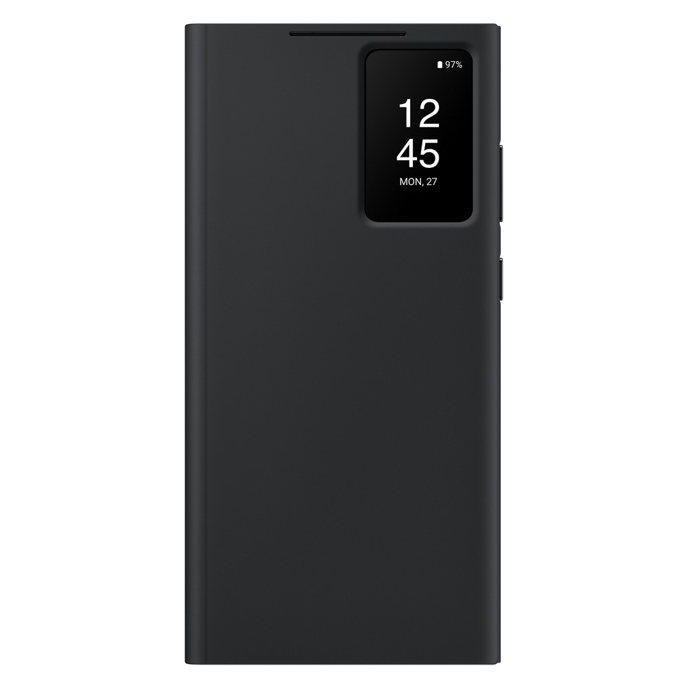 Чехол-книжка Samsung Smart View Wallet Case для Galaxy S23 Ultra, поликарбонат, черный