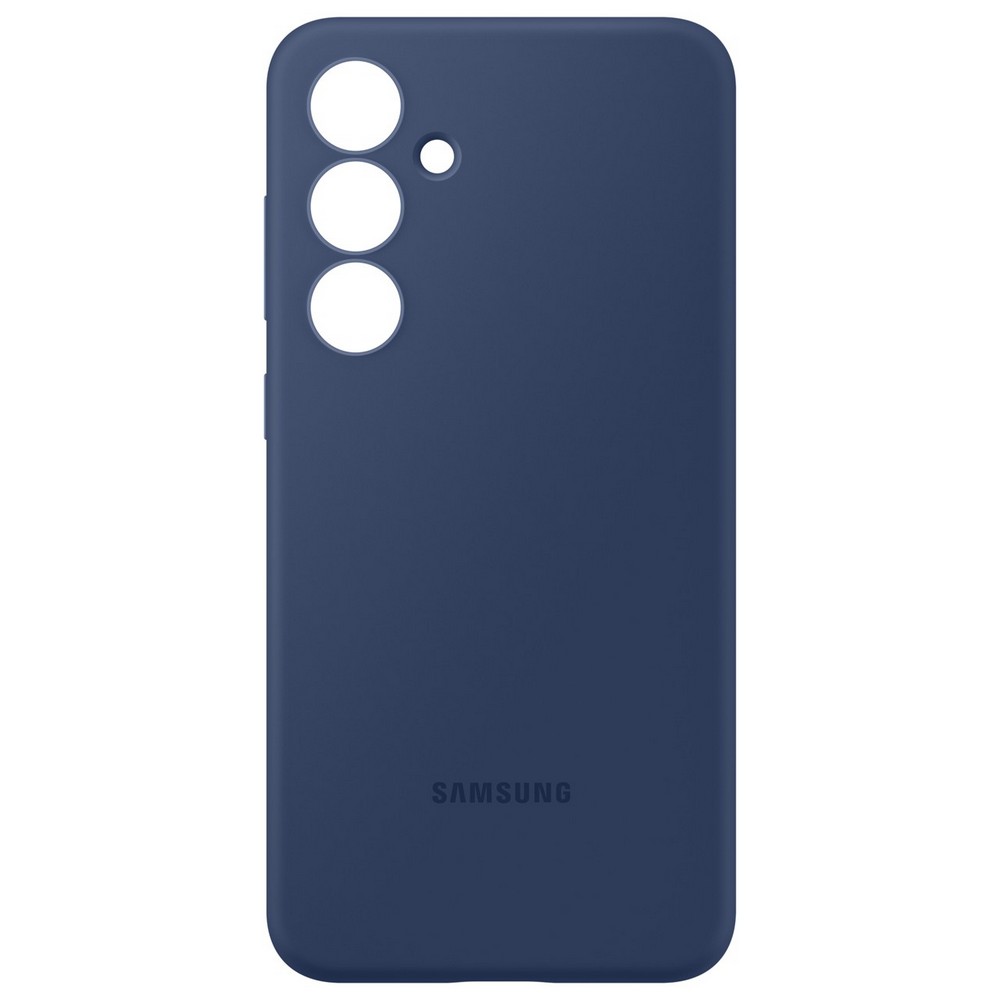 Чехол-накладка Samsung Silicone Case для Galaxy S24 FE, силикон, голубой