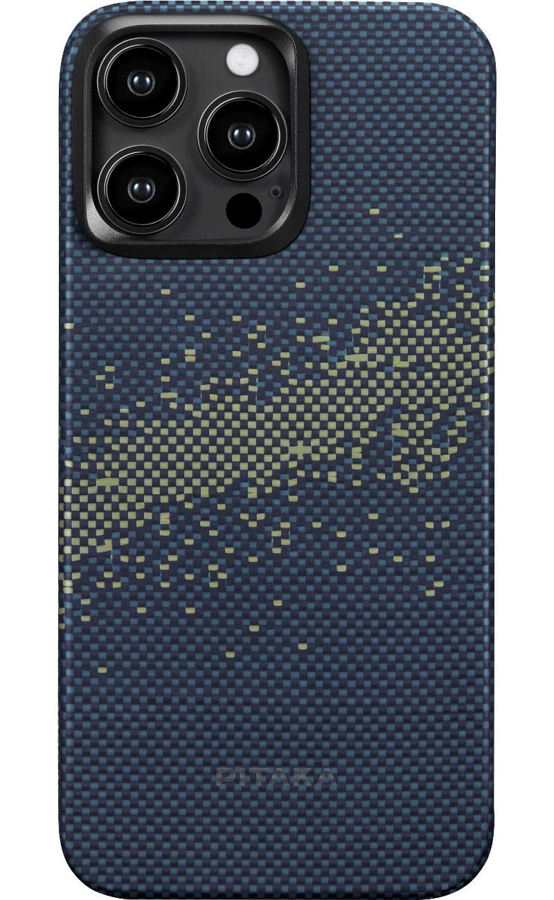 Чехол-накладка Pitaka StarPeak MagEZ 4 Milky Way Galaxy для iPhone 15 Pro Max, кевлар чехол накладка pitaka fusion weaving magez case 4 rhapsody600d для iphone 15 pro кевлар красный синий