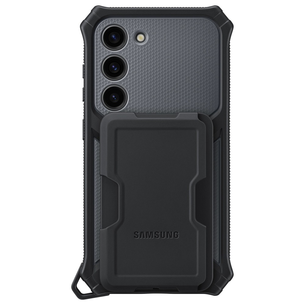 Чехол-накладка Samsung Rugged Gadget Case для Galaxy S23, поликарбонат, титан