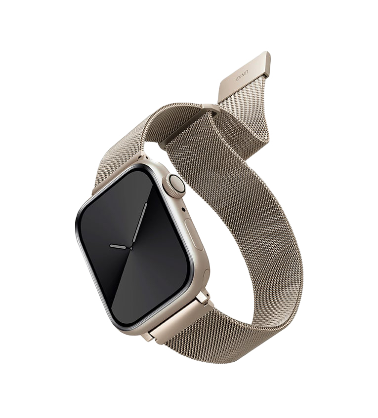 Ремешок Uniq Dante Strap Mesh Steel для Apple Watch 41mm 41mm, Нержавеющая сталь, сияющая звезда