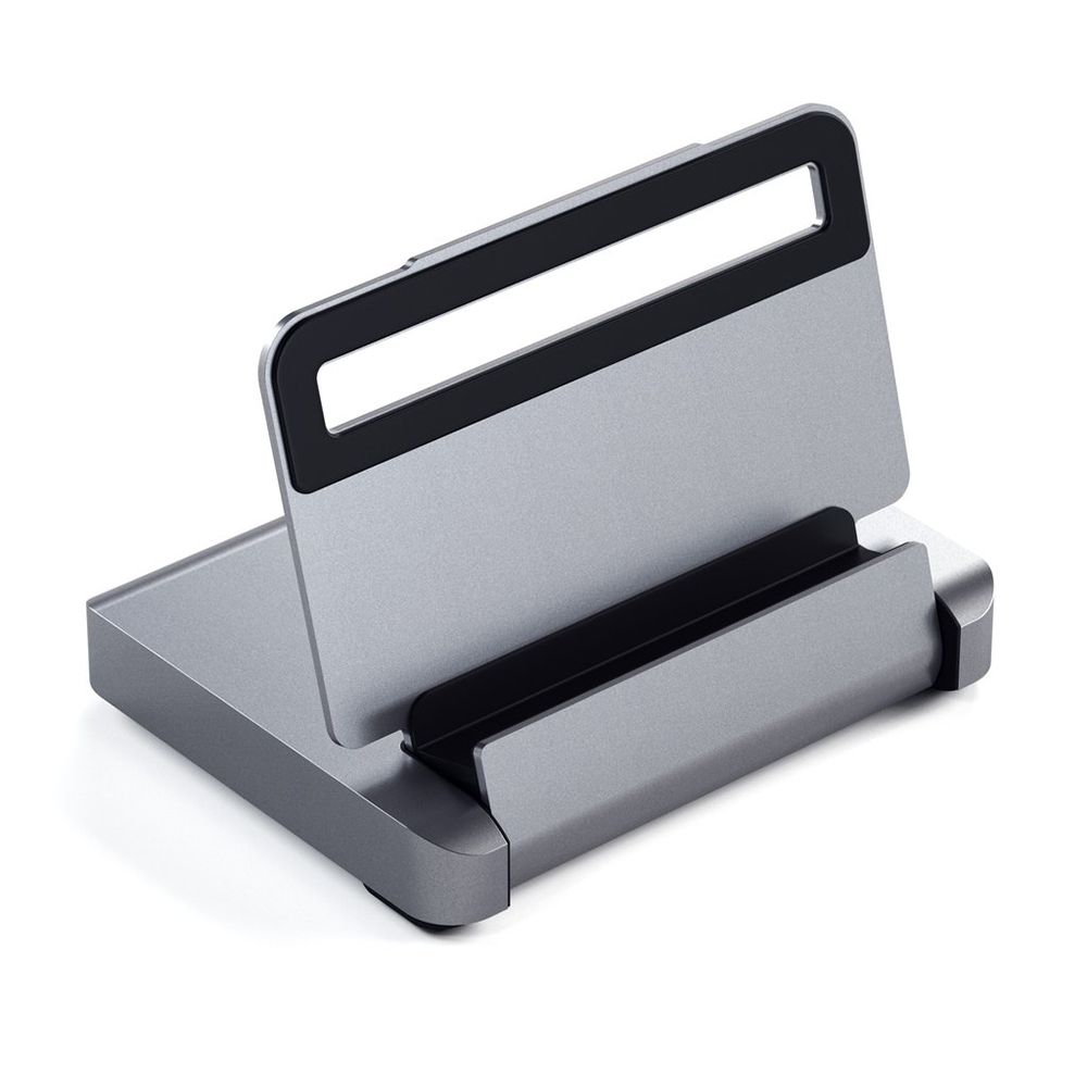 Адаптер мультипортовый Satechi Aluminum Stand and  hub for iPad Pro 6 в 1, серый космос адаптер satechi usb type a to type c silver