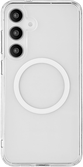 Чехол-накладка uBear Real Mag Case для Galaxy S24+, полиуретан, прозрачный