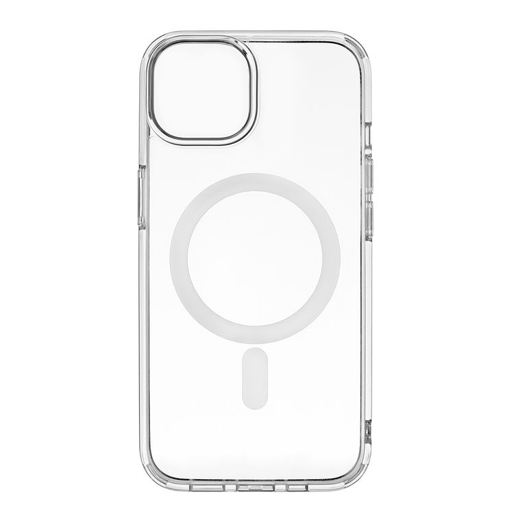 Чехол-накладка uBear Real Mag Case для iPhone 12/12 Pro, поликарбонат, прозрачный чехол накладка ubear real mag case для iphone 12 12 pro поликарбонат прозрачный