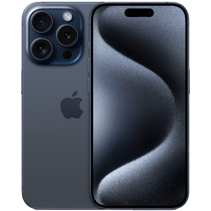 Apple iPhone 15 Pro nano SIM+eSIM 128GB, синий титан клип кейс alwio для apple iphone 12 12 pro 6 1 soft touch тёмно синий
