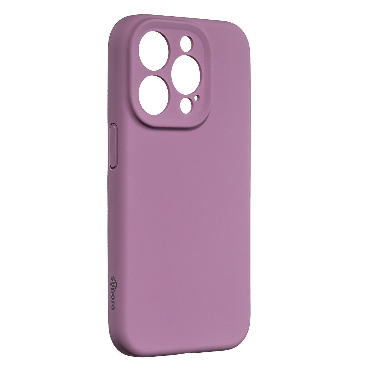 Чехол-накладка Synora Silicon MagCase для iPhone 15 Pro, силикон, лиловый чехол накладка synora silicon magcase для iphone 15 pro силикон лиловый