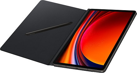 Чехол-книжка Samsung Smart Book Cover для Galaxy Tab S9 (2023), полиуретан, черный