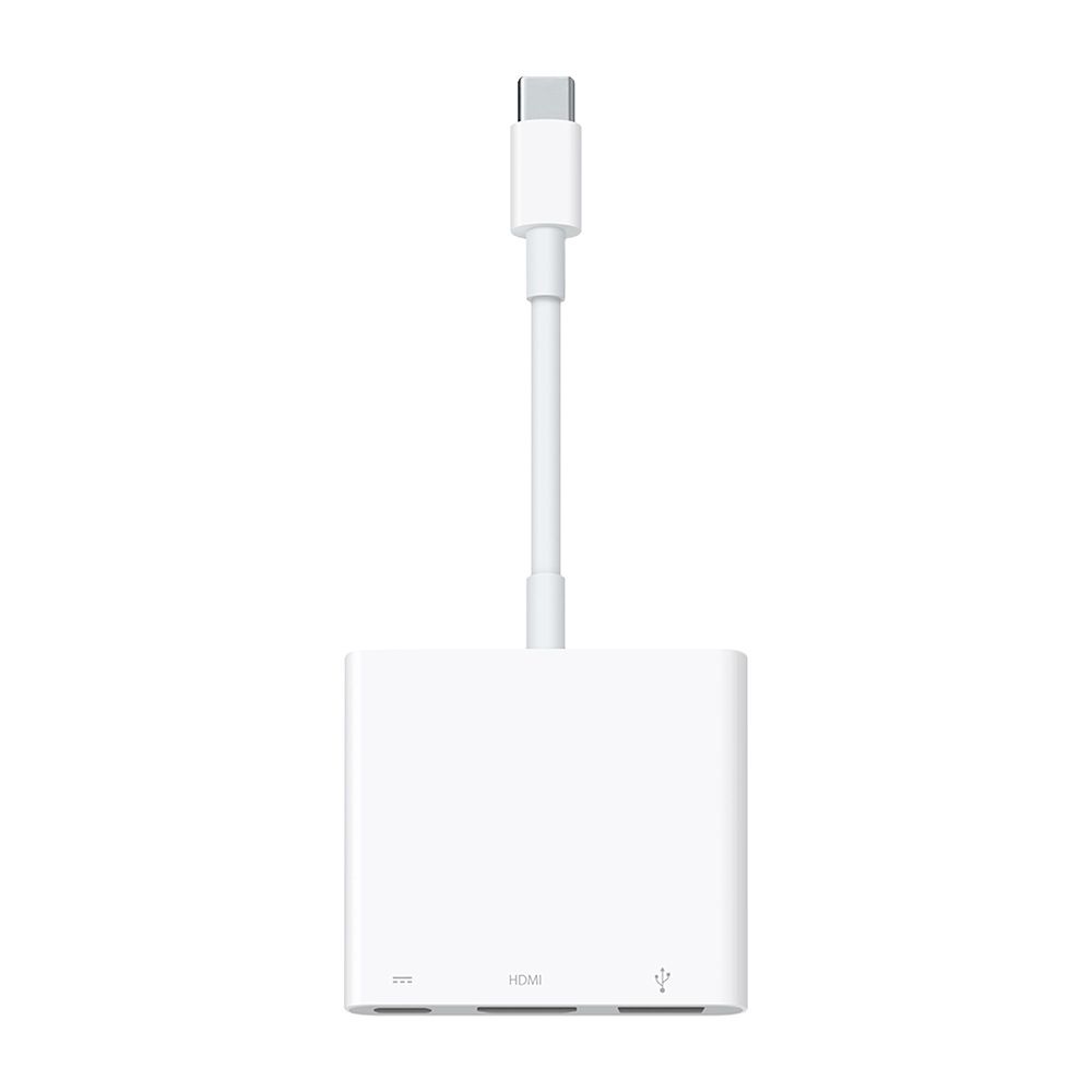 Адаптер мультипортовый Apple 3 в 1 адаптер питания apple usb c power adapter 96вт белый