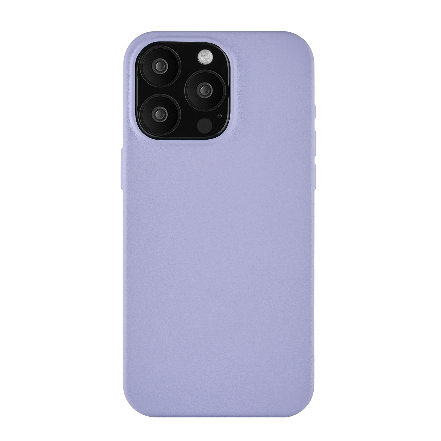 Чехол-накладка uBear Capital Case для iPhone 15 Pro Max, кожа, лавандовый чехол накладка ubear capital case для iphone 15 pro max кожа лавандовый
