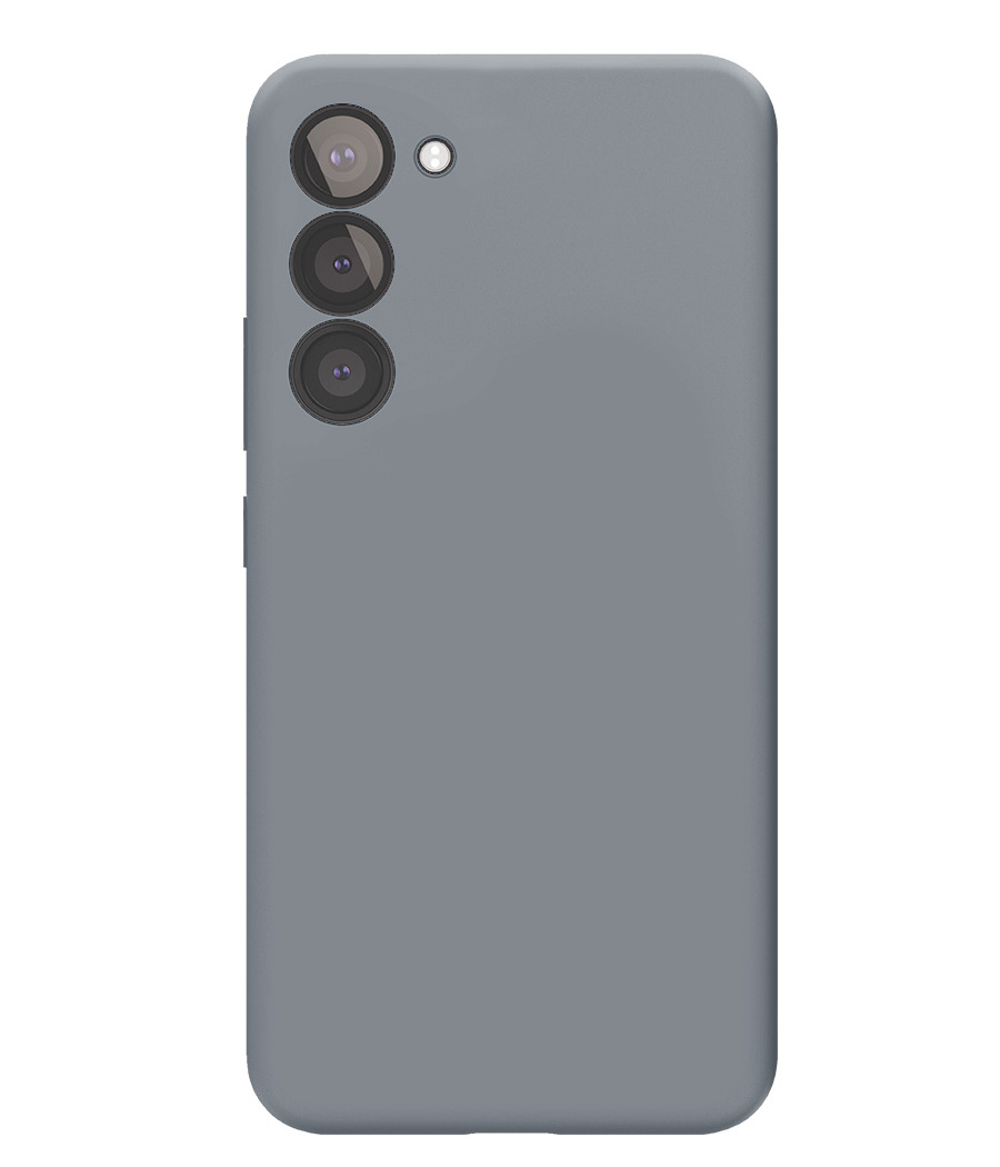 Чехол-накладка VLP Aster MagSafe для Galaxy S24, силикон, серый