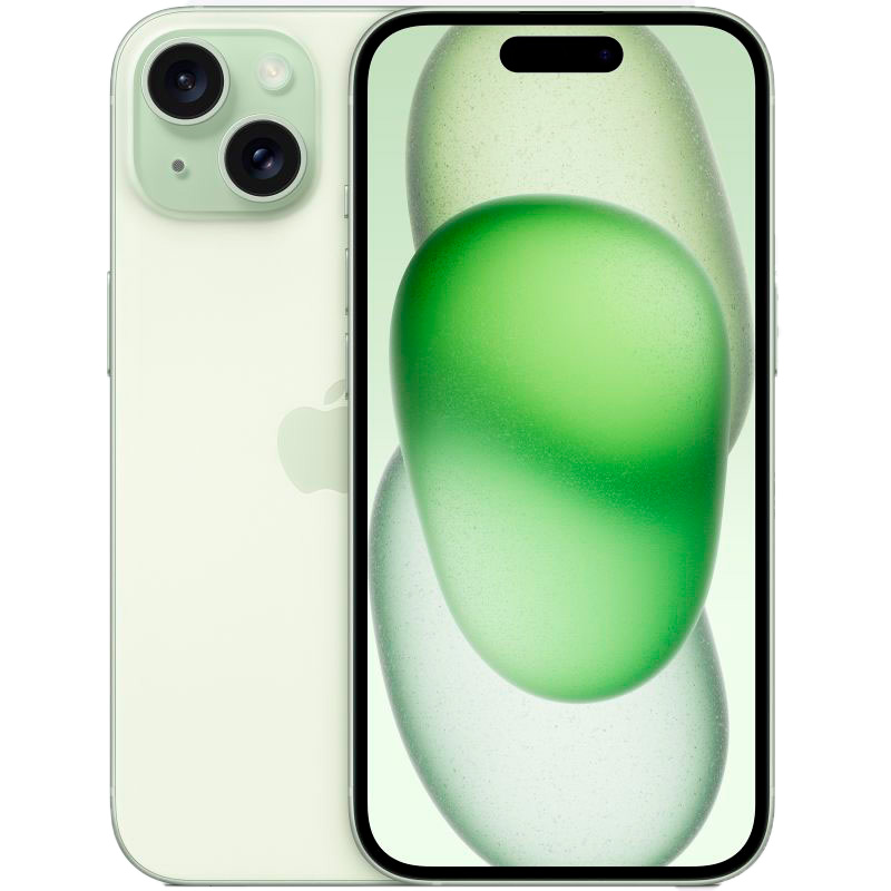 Apple iPhone 15 nano SIM+nano SIM 512GB, зеленый чехол клип кейс pero liquid silicone для apple iphone 13 зеленый