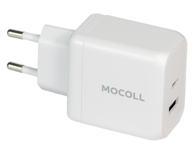Зарядное устройство сетевое Mocoll GaN RUI III Series, 45Вт, белый