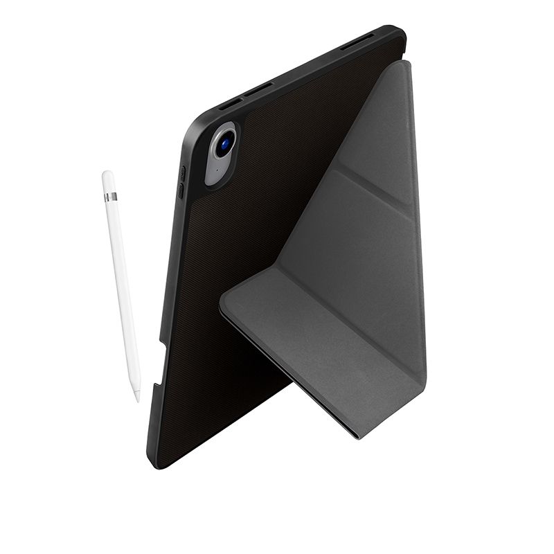 Чехол-книжка Uniq Transforma для iPad 10,9″ 2022 (2022), поликарбонат, черный 2022 newest universal austable desk aluminium metal tablet stand 12 9 pro magnetic stand base for ipad