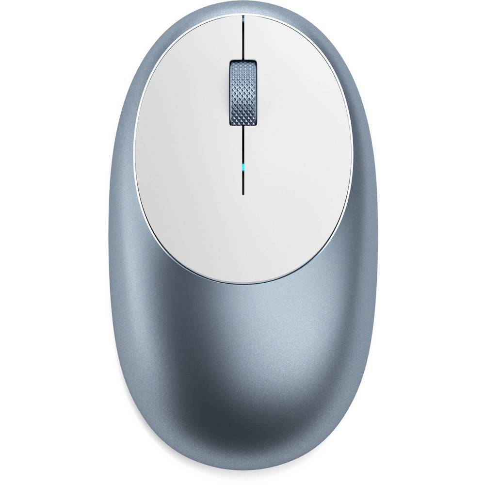 Мышь Satechi M1 Bluetooth Wireless Mouse, беспроводная, синий мышь apple magic mouse беспроводная белый серебристый