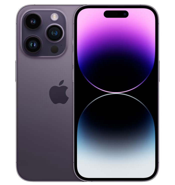Apple iPhone 14 Pro Max nano SIM+eSIM 512GB, темно-фиолетовый ремешок нейлоновый плетёный vlp для apple watch 38 40 41 l xl 2шт фиолетовый