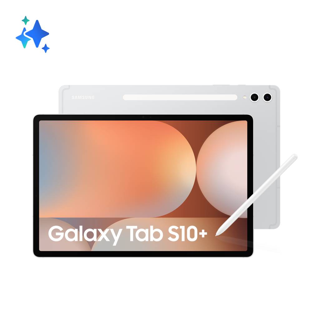 Планшет 12.4″ Samsung Galaxy Tab S10+ 256Gb, серебристый (РСТ)