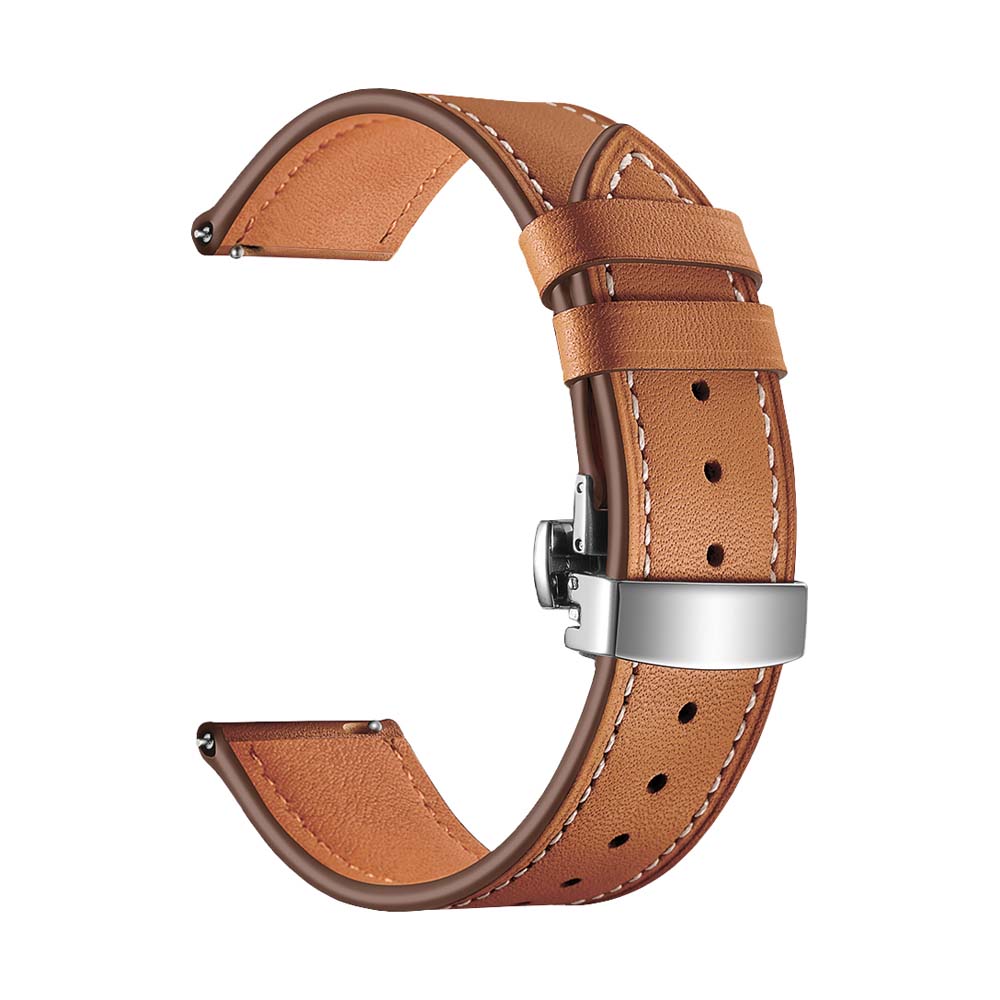 Ремешок Lyambda ANNET MANCINI кожа, цвет коричневый, для Galaxy Watch Active