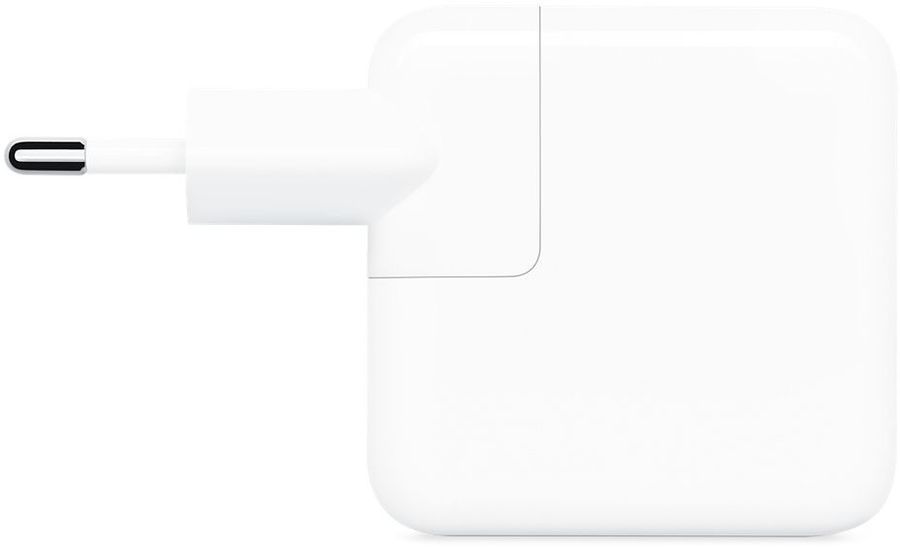 Адаптер питания Apple USB-C, 30Вт, белый блок питания pitatel ad 013 для ноутбуков apple 16 5v 3 65a