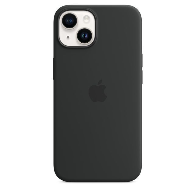 Чехол-накладка Apple MagSafe для iPhone 14, силикон, полночный чехол накладка силикон ibox crystal для infinix hot 11 play прозрачная