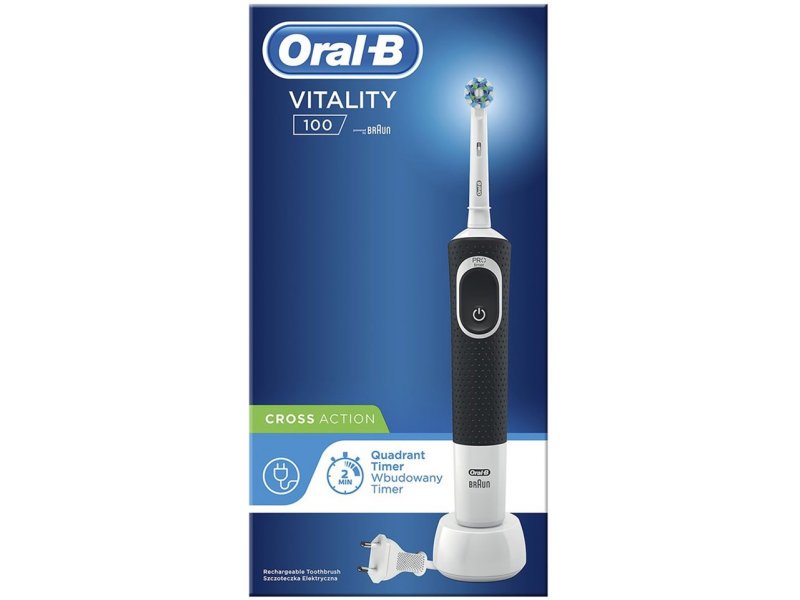 Зубная щетка Oral-B Vitality 100 Cross Action белый зубная щетка oral b pro 750 белый