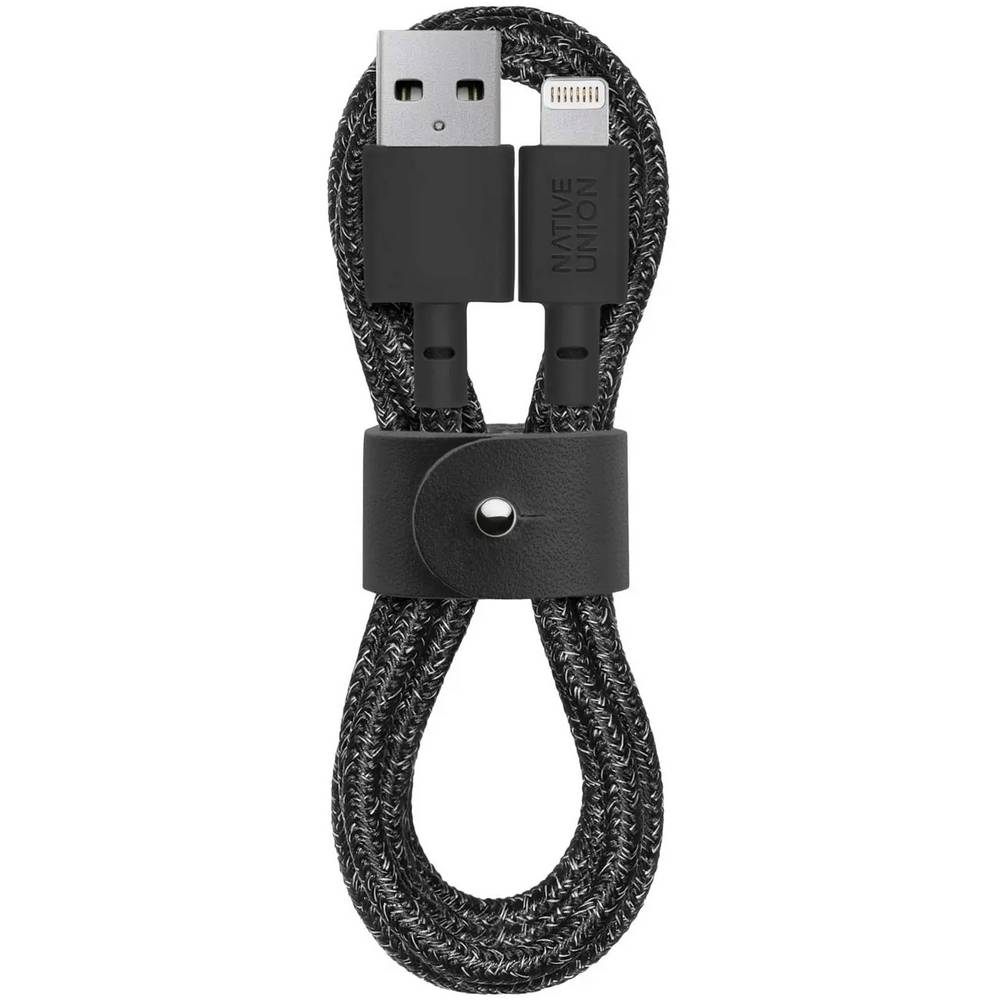 Кабель Native Union Belt Cable Cosmos Black USB / Lightning, 1,2м, черный