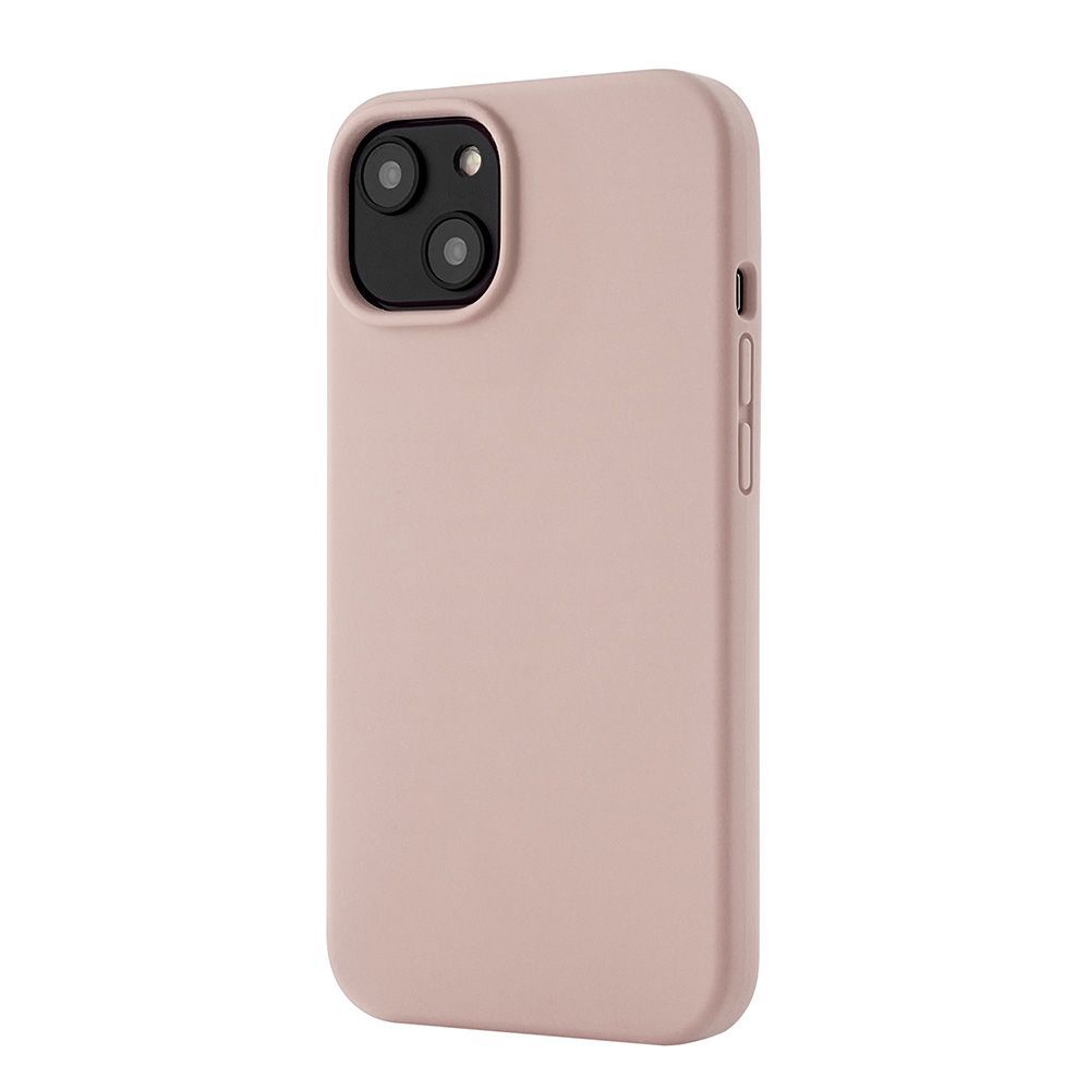 Чехол-накладка uBear Touch Mag Case для iPhone 14, силикон, розовый чехол защитный vlp art collection для iphone 13 winter светло розовый