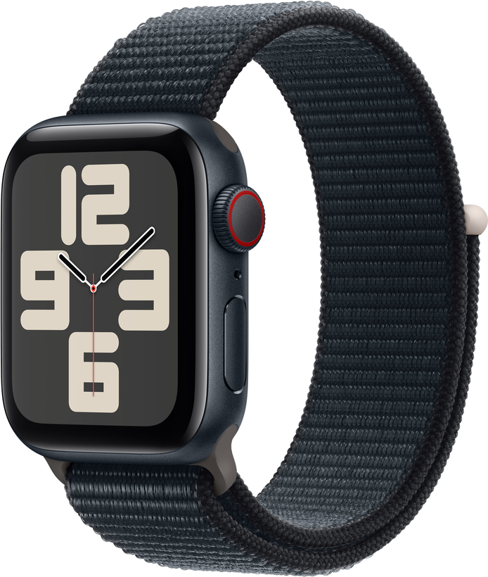 Apple Watch SE 2023 GPS  (корпус - темная ночь, 40mm ремешок Sport Loop темная ночь) apple watch se 2023 gps корпус сияющая звезда 40mm ремешок sport loop сияющая звезда