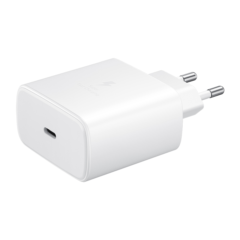 Зарядное устройство сетевое Samsung EP-TA845, USB Type-C, Power Delivery, 45Вт, белый
Зарядное устройство сетевое Samsung EP-TA845, USB Type-C, Power Delivery, 45Вт, белый