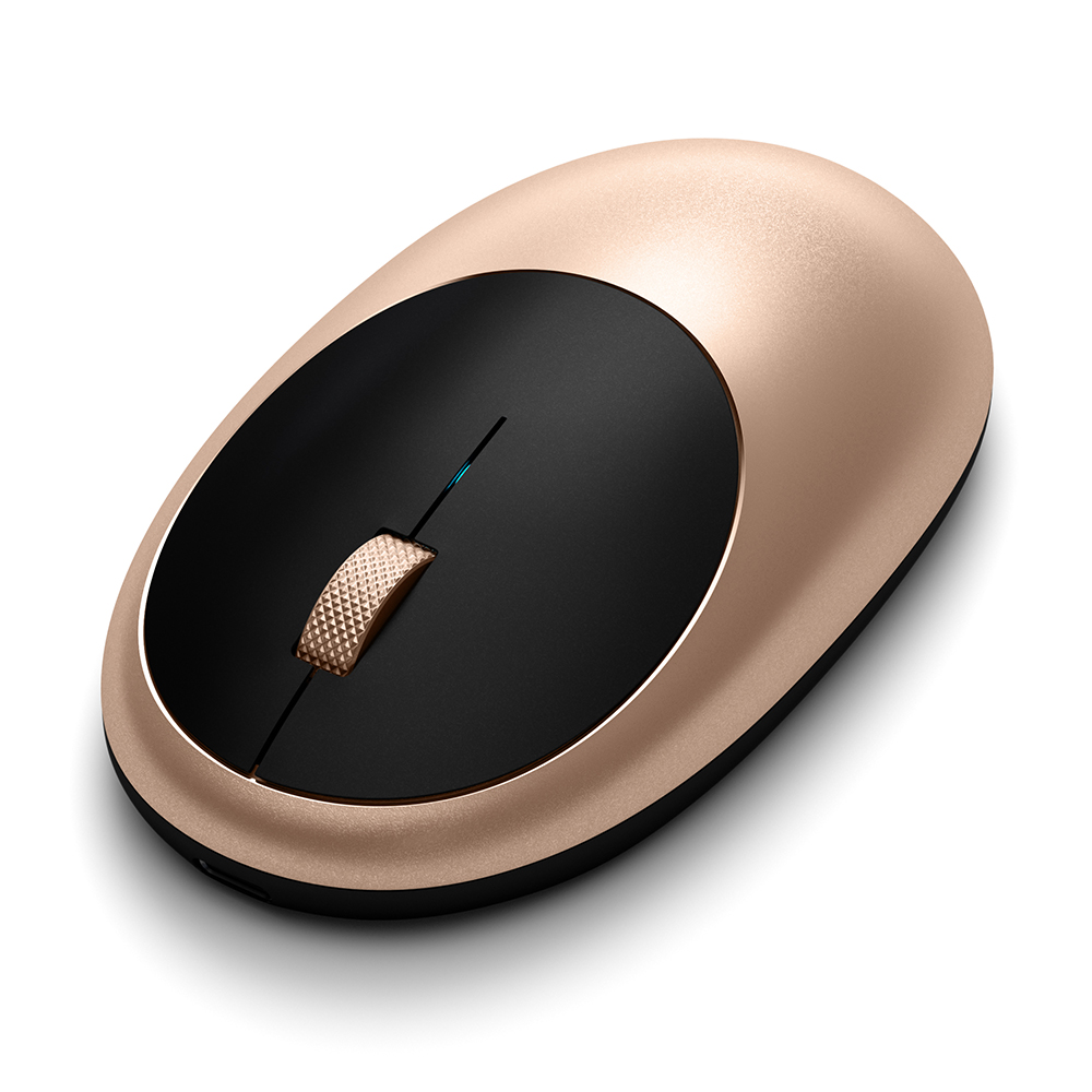 Мышь Satechi M1 Bluetooth Wireless Mouse, беспроводная, золотой мышь xiaomi mi dual mode wireless mouse silent edition беспроводная 1300 dpi usb белая