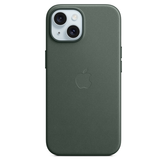 Чехол-накладка Apple MagSafe для iPhone 15, микротвил, вечно зеленый чехол borasco microfiber case для xiaomi poco c55 зеленый опал