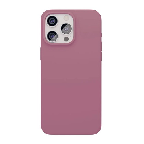 Чехол-накладка VLP Aster Case для iPhone 15 Pro, силикон, пудровый
