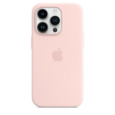Чехол-накладка Apple MagSafe для iPhone 14 Pro, силикон, розовый мел чехол клип кейс pero liquid silicone для apple iphone 13 светло розовый