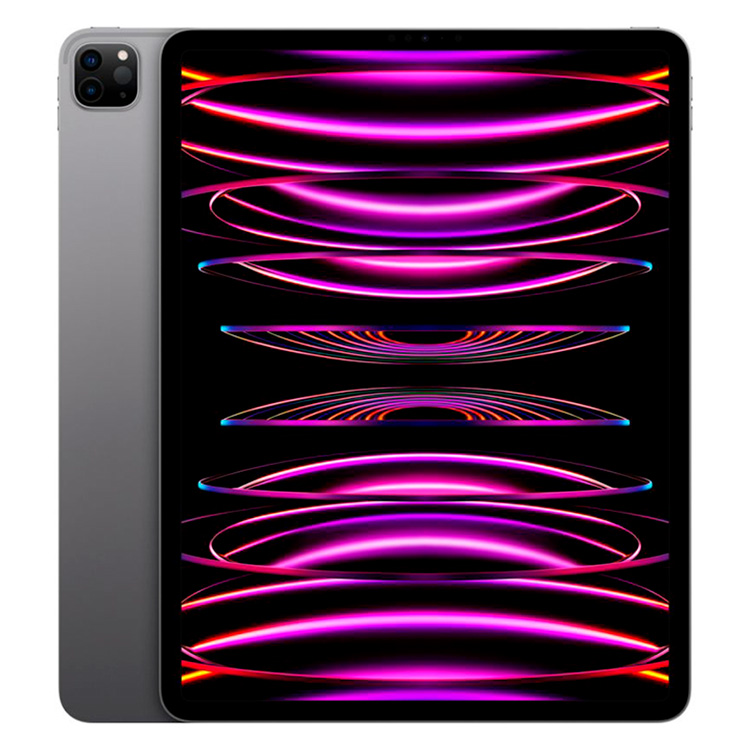 2022 Apple iPad Pro 12.9″ (256GB, Wi-Fi + Cellular, серый космос) colorful soft silicone case protective sleeve cover anti fall for apple pencil 2nd ipad pro tablet touch pens with 2 nib sleeves