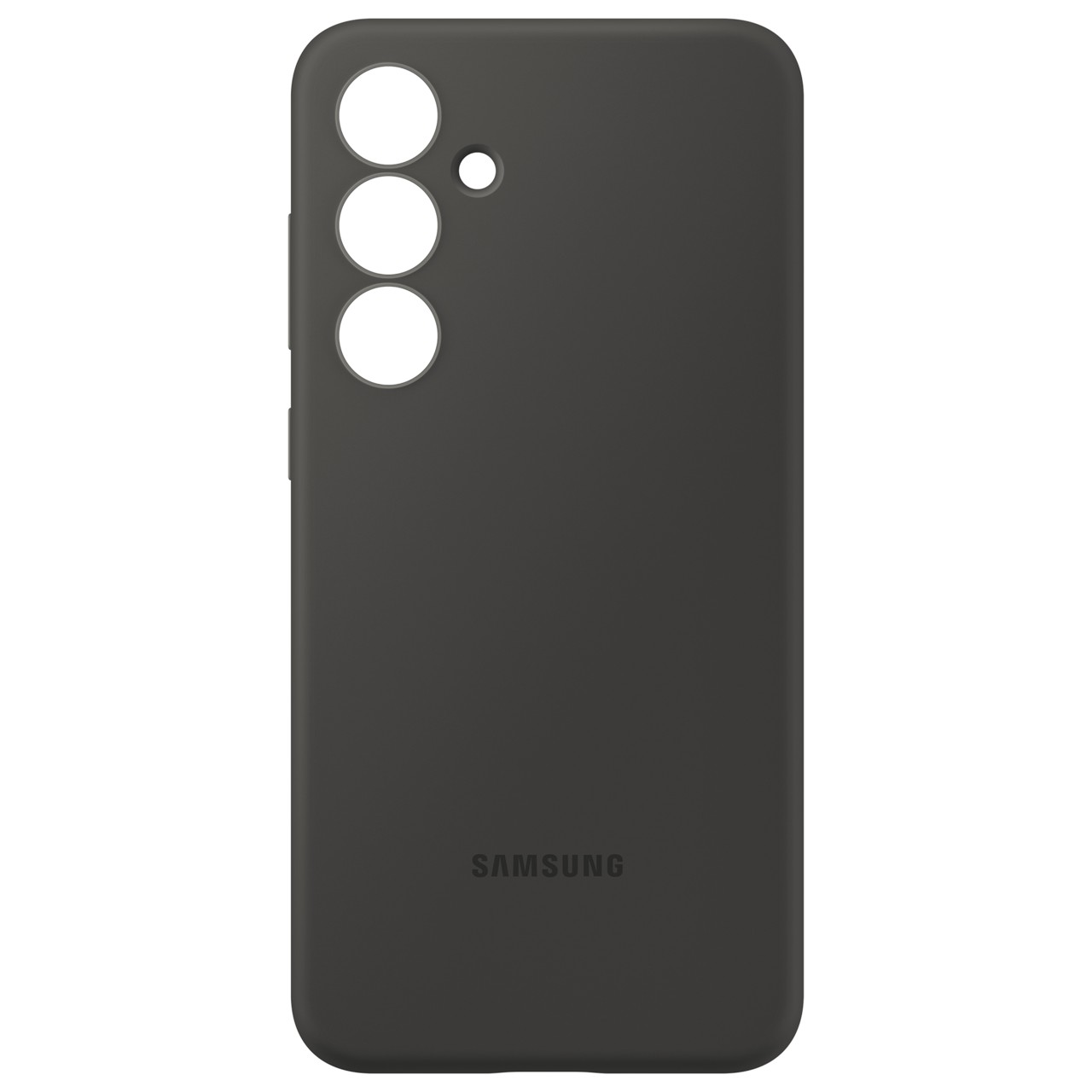 Чехол-накладка Samsung Silicone Case для Galaxy S24 FE, силикон, черный