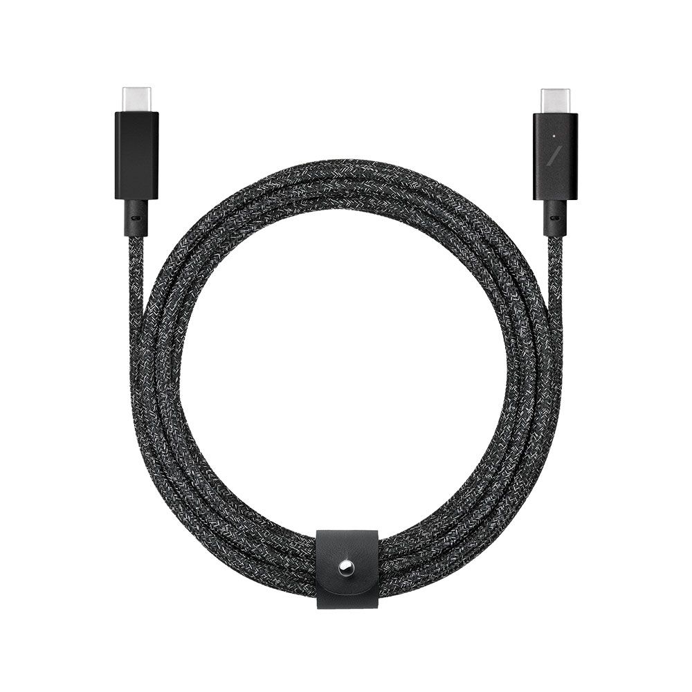 Кабель Native Union USB-C / USB-C, A, 100Вт  2,4м, черный кабель native union usb c usb c 2 4м